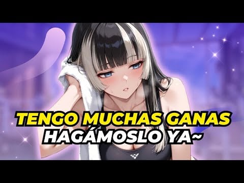 [🔥] NOVIA TRAVIESA con "GANAS" te PR0VOC4 en el GIMNASIO 💦  ASMR Anime Roleplay