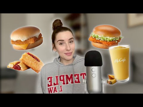 ASMR Trying McDonald's Items I Never Tried & Whispered Ramble