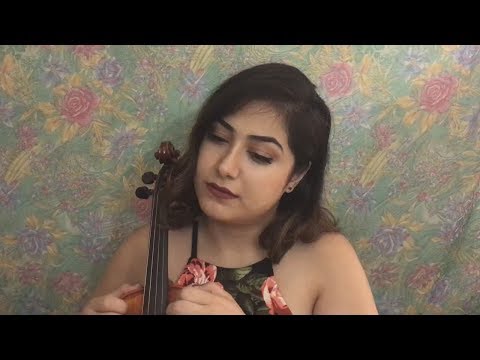 ASMR Fast tapping on my violin - No talking