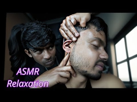 ASMR Relaxation For Deep Sleep | Scratching & Tapping Head & Ear Massage With Neck Cracking