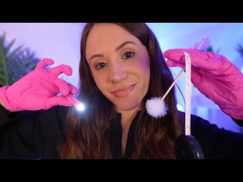 ASMR Close Face Inspection (face touching, measuring, personal attention)