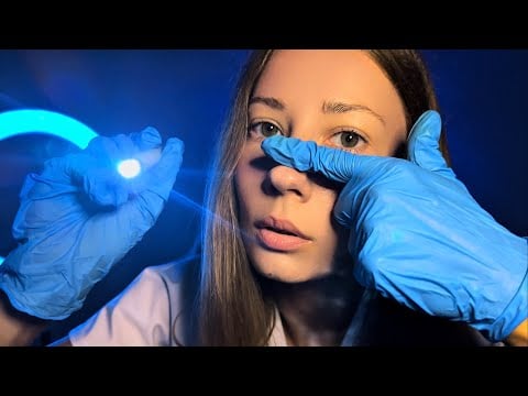 ASMR Eye Exam 👁️ Realistic Vision Doctor Roleplay & Vision Test For Deep Relaxation & Sleep 😴