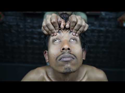 Head And Back Body Massage With Very Satisfying Tapping And Scratching Therapy | Neck Cracking ASMR