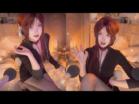 ASMR 3DIO Relax to Night (Blowing & Whisper )
