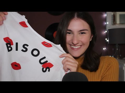 [ASMR] fabric sounds + whispering // (german/deutsch)