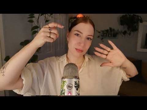 ASMR Meditation & Affirmations for Sleep 😴 Visual Triggers, Hand Movements [1HR Extended For Sleep]