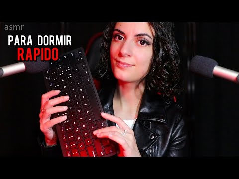 ASMR español para Dormir RAPIDO🖤