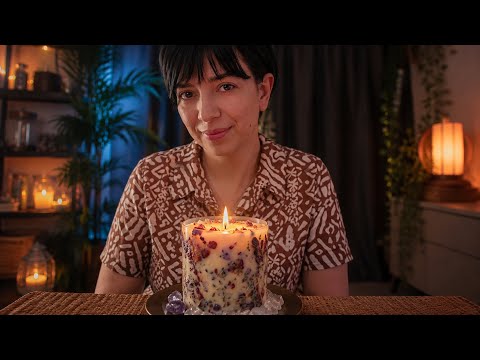 ASMR Making a Spiritual Candle for Deep Relaxation & Sleepتعالو نعمل شمعة قبل النوم للاسترخاء