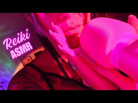 Reiki ASMR l finger fluttering l mic scratching l relaxing l tingles l whispering