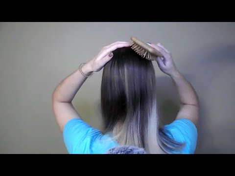 ASMR Gentle Combing and Brushing Hair (Whispered)