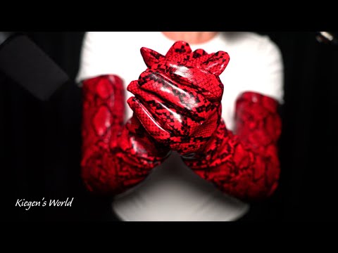 ASMR - Red Snake Gloves (#3)