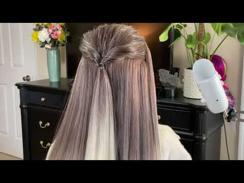 ASMR  Bridal Hair STYLING  Perfectionist Hair Fixing , Adjustments , Finishing Touches 🤣