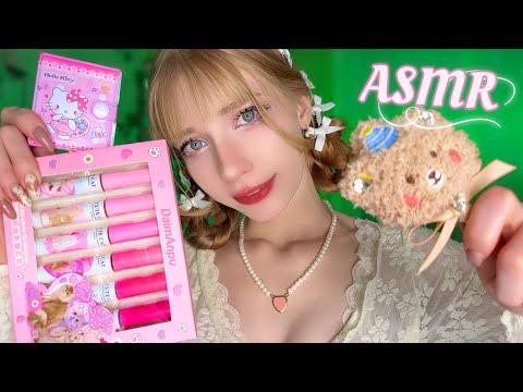 АСМР МАКИЯЖ от КУКОЛКИ💗🪡🥰💕 *помадка, кисточка*