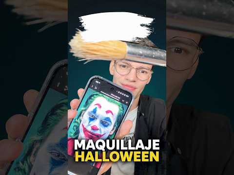 TE MAQUILLO PARA HALLOWEEN #asmr #shorts #asmrsounds #comedia