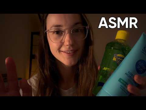 ASMR Soothing Your Skin | Best Friend Treats Your Sunburn