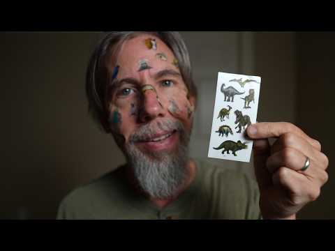 Sticking Banned Stickers On You | ASMR