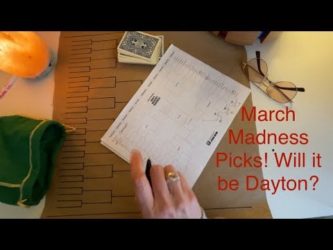 March Madness Bracket Picks by Random Chance ~ Unintentional ASMR Soft Spoken Female