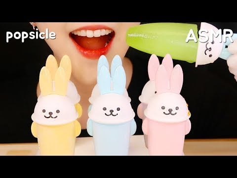 POPSICLES ASMR HOMEMADE POPSICLE ASMR ICE CANDY ASMR COLD ICE ASMR NO TALKING
