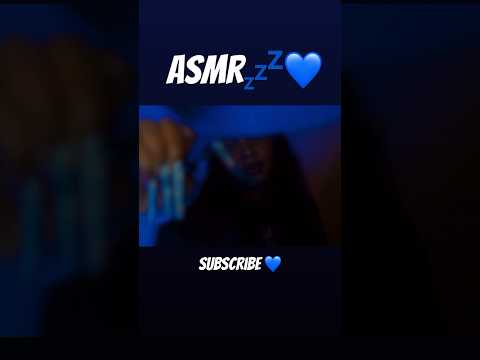 Mouth sounds #ASMR with LONG nails 💤💙🥰 #asmrtapping #asmrtriggers #shorts #longnailsasmr