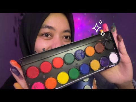 ASMR Spit Painting You  — Mouth Sound Triggers 👄