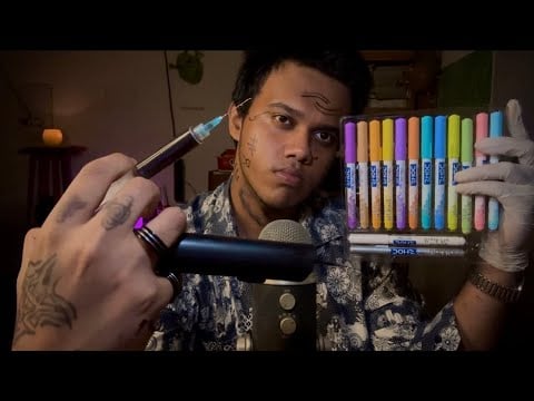 ASMR Realistic Tattoo Shop Roleplay Fast