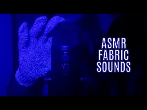 ASMR | Fabric Sounds on Mic (Mic Rubbing) (No Talking) #asmr #asmrfabricsounds