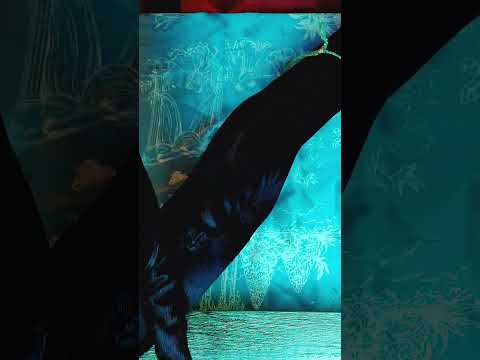 Midnight Blue Gloves Removal #asmrlikeasandbox #satingloves #notalkingasmr