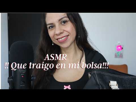 ASMR en Español | ¿Qué traigo en mi bolsa?