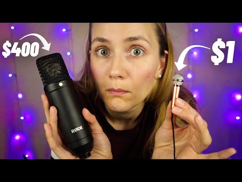 ASMR $400 Microphones VS $1 Microphone