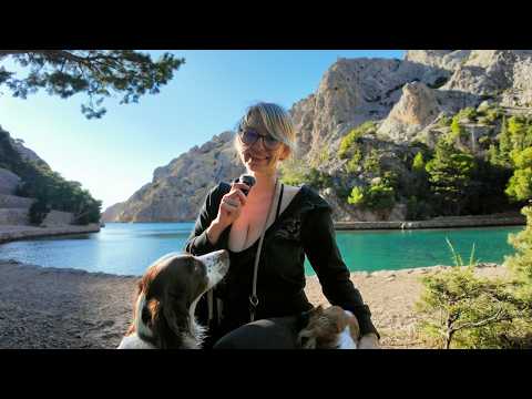 Relaxing ASMR Walk in a Hidden Bay | Ocean & Nature Sounds