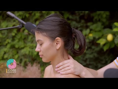 ASMR Outdoor Massage in a Secret Garden