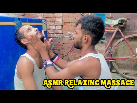 ASMR Relaxing Massage By Young Massager | ASMR Massage For Relax #asmr #headmassag #asmrheadmassage