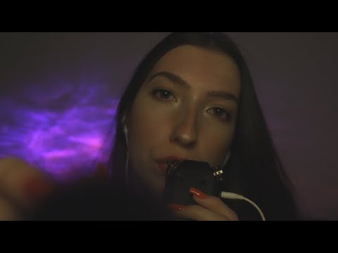 ASMR Sensitive Mouth Sounds, Face Brushing