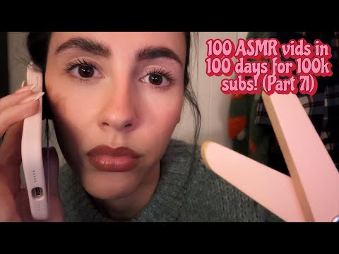 ASMR while I'm on the phone//soft spoken to semi inaudible personal attention (UNDERRATED)📞