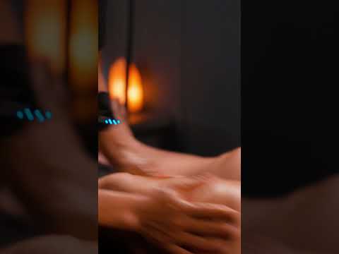Maximum relaxing leg and décolleté massage for Anna #asmr