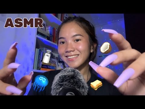 ASMR | Famous VISUAL Triggers and Mouth Sounds | Jellyfish, Coconut Rain, PB&J, Salt & Pepper