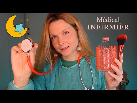 ASMR français roleplay - Je suis ta douce infirmière - rp médical 👩‍⚕️🚑