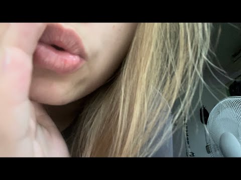 ASMR | Up-Close Mouth Sounds w/ Rain