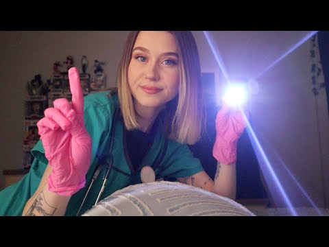 ASMR Classic Full Body Examination ✨ Soft Spoken, Cranial Nerve, Flashlight