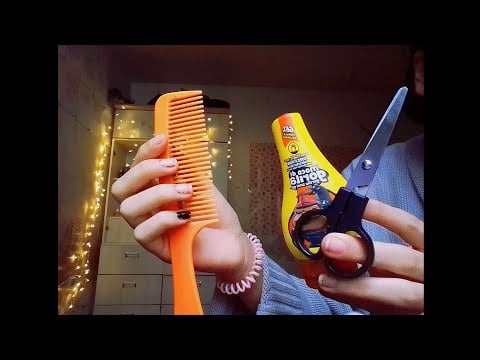 Asmr casero roleplay peluquería Corte de pelo 💇💈