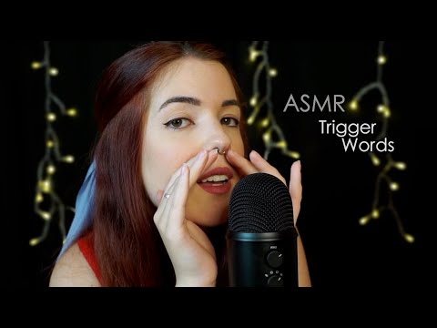 ASMR Palabras COSQUILLOSAS | TRIGGER WORDS Repetitivas | ASMR en español