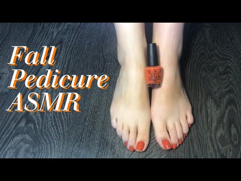 Fall Pedicure ASMR -- Body Doubling Self Care -- Follow Along