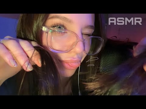 ASMR ☆ Mouth Sounds, Scalp Scratching & Hair Play