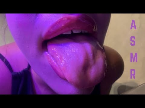 ASMR lens licking + ring sounds + hand movements | english whispers