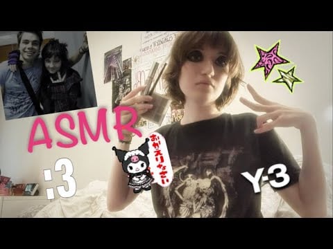 ASMR АНЯ НОСОВА ИЗ ШКОЛЫ 2010 НАКРАСИТ ТЕБЯ НА ЭМО ТУСОВКУ || асмр визуалки 