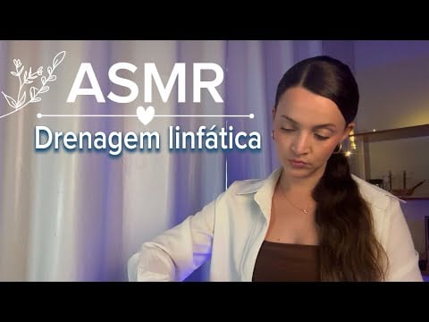 ASMR MASSAGEM RELAXANTE | Drenagem Linfática nas Pernas 😴