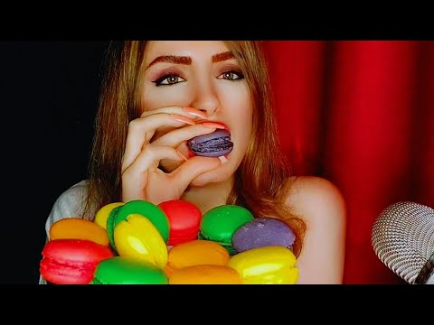 ASMR Eating Turkish Macarons/ Eating Sounds 🍩