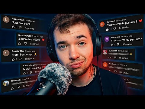 #ASMR Je lis VOS commentaires pour vous endormir