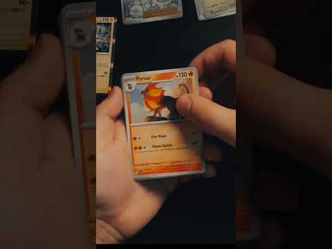 I pulled this rare pokemon card #asmr #pokemonpackopening #pokemontcg #unboxingasmr