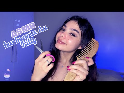 ASMR ROLEPLAY: BARBEARIA da Kitty 💜💈🪒